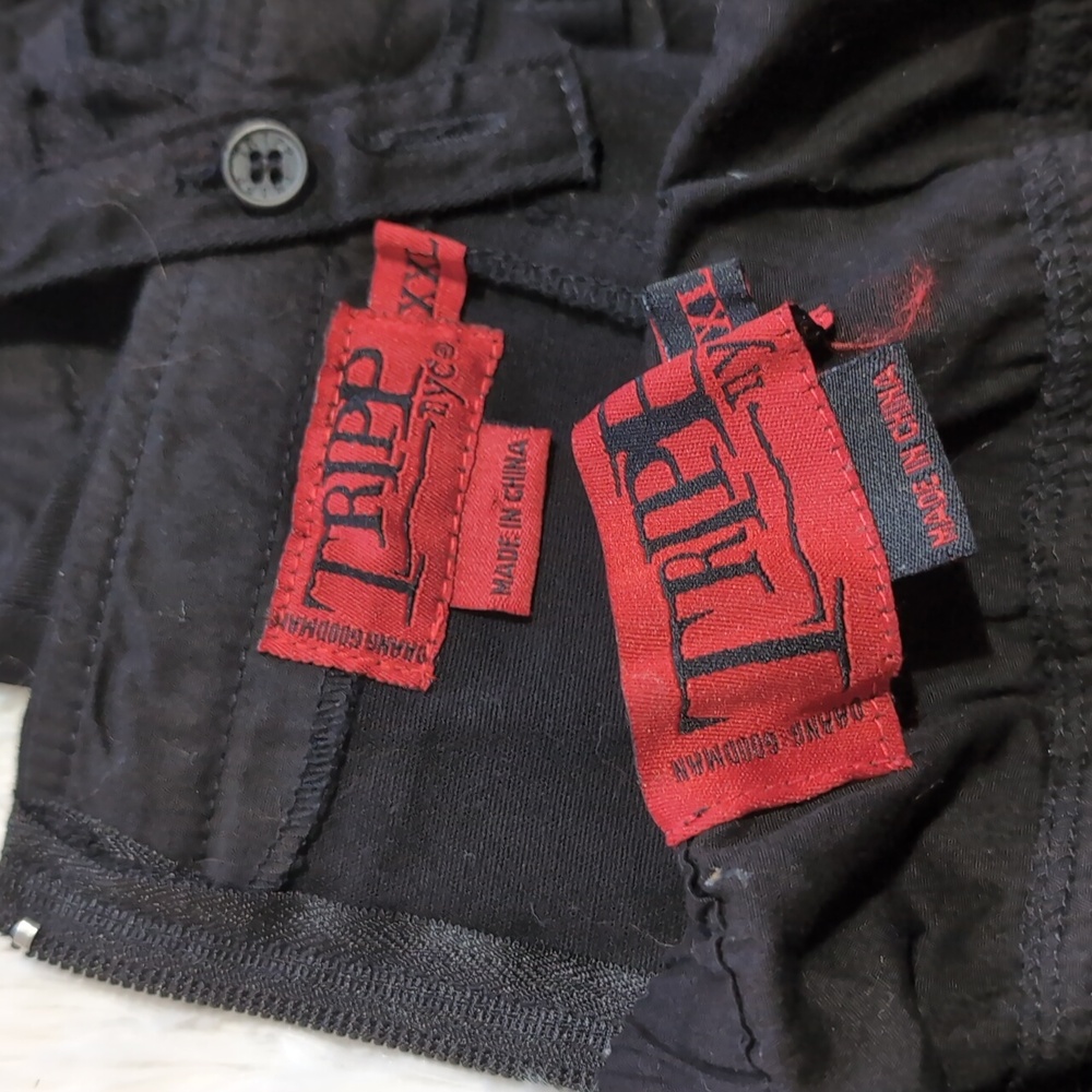 Y2K Vintage Tripp NYC 2 Piece Lace Up Corset & Garter Skirt Plaid Set XL/XXL - Picture 11 of 16